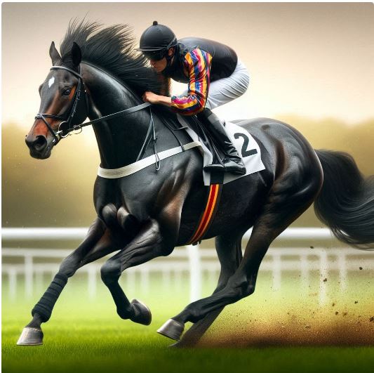 Black horse