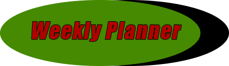Weekly Planner
